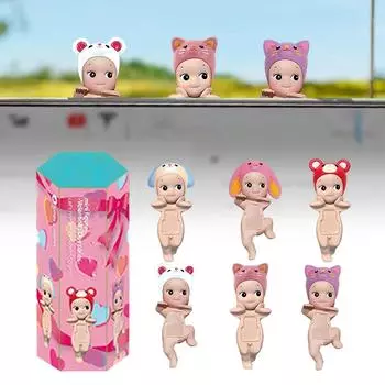 Откройте для себя мистическое царство крылатых чудес: Интригующие фигурки ангелов в сюрприз-слепых коробках Angel Hippers Dreaming Series Figure One Size