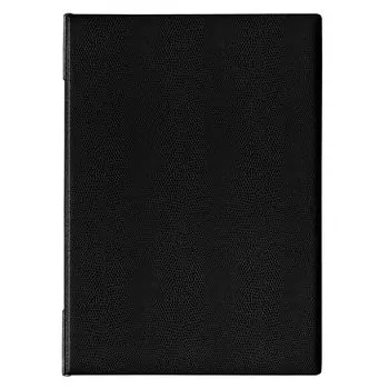 Открыть отраслевое меню Файл меню Таблица Меню Книга Файл меню A4 4 страницы Кожа Стиль Черный MN-150-BK