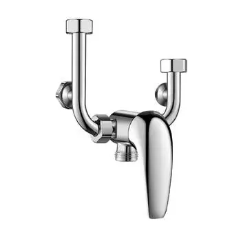 Открытая установка Смесительный клапан Медный U-образный переключатель Универсальный электрический водонагреватель Ванная комната