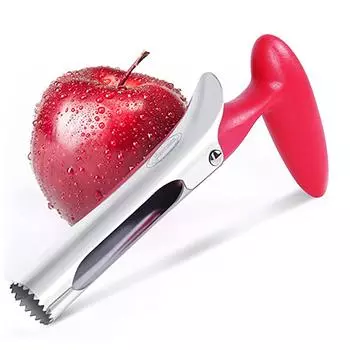 Открытие и закрытие сердцевины из нержавеющей стали. Многоцелевой экстрактор сердцевин фруктов. One Size красный