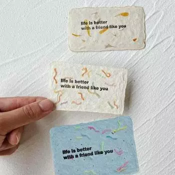 Открытка из бумаги с семенами. Открытка ручной работы «С днем рождения». Открытка с семенами для посадки на день святого Валентина. C