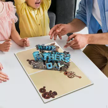 Открытка ко Дню отца, креативные подарки на день Святого Валентина, благословения на день рождения