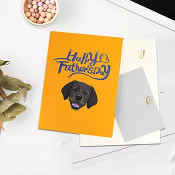 Открытка ко Дню отца. Поздравление отца с запиской. Подарок на день рождения для