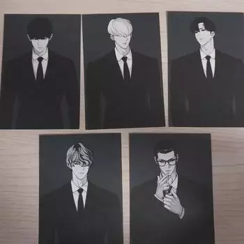 Открытка-магазин Foreign Host Popup Store Postcard — Пак Хён Сок, Хон Чжэ Ёль, Чан Хён, Сон Ё Хан Чон Гун