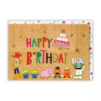 Открытка на день рождения Hallmark Disney Toy Story 3D Birthday Letter 816551 Pop-up