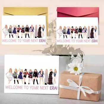 Открытка на день рождения с конвертом Музыкальная тематическая открытка для девушки Сладкий подарок на день рождения One Size бронзовый