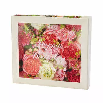 Открытка на день рождения Sanrio Flower Box Pink Поздравительная открытка Возможна отправка за границу BD177-3 SANRIO 981028