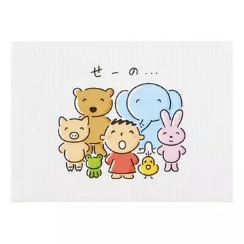 Открытка на день рождения Sanrio Поздравительная открытка на вечеринку Taabo Возможна отправка за границу SANRIO 103225 BD247-4 для всех