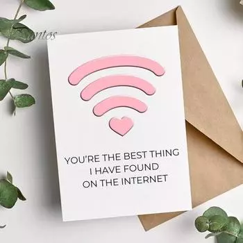 Открытка на годовщину для девушки, парня, романтическая открытка на день святого Валентина, открытка с годовщиной, любовная поздравительная открытка для него, ее мужа, жены белый