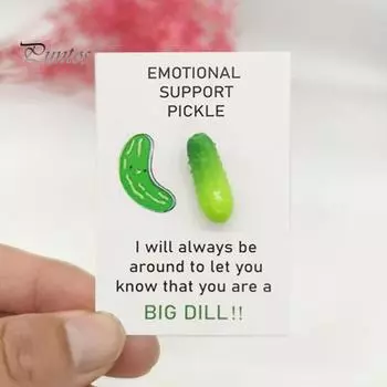 Открытка-объятие Pickle Pocket, эмоциональная поддержка, позитивная открытка, мини-открытка-объятие Pickle Pocket, подарок на выпускной, день рождения, годовщину 5pcs