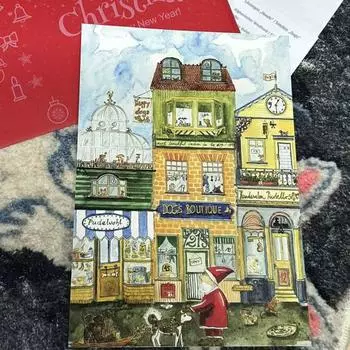 Открытка обратного отсчета на Рождество Yousheng Адвент Календарь Поздравительная открытка Найдите 24-дневный обратный отсчет игровых карт Подарок для детей Семья Друзья