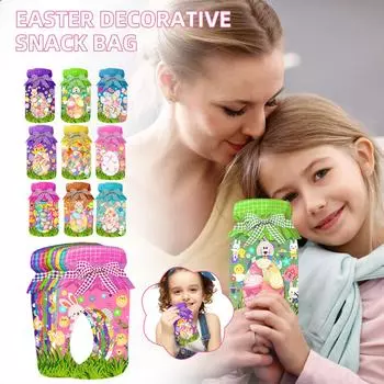 Открытка с конфетами и дрейфующей бутылкой для обмена подарками на вечеринку, реквизит для украшения пасхальных подарков, 9 шт. One Size белый