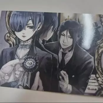 Открытка с предварительным заказом на розетку «Черный дворецкий»