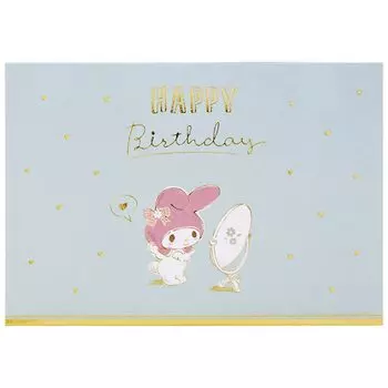 Открытка с сообщением Sanrio My Melody Cake and Party Поздравительная открытка Возможна отправка за границу SANRIO 733792 BD139-3