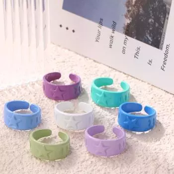 Открытое кольцо 2 шт./компл. Кольцо на костяшку пальца Открытые украшения Рождественский подарок Жен. Ювелирные изделия для повседневной жизни 01