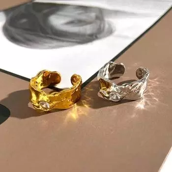 Открытое регулируемое кольцо с состояниями, винтажное кольцо с нерегулярным цирконом в виде солнечных лучей для женщин, кольца на указательный палец, золотые, серебряные металлические кольца, ювелирные изделия, аксессуары для вечеринок серебряный