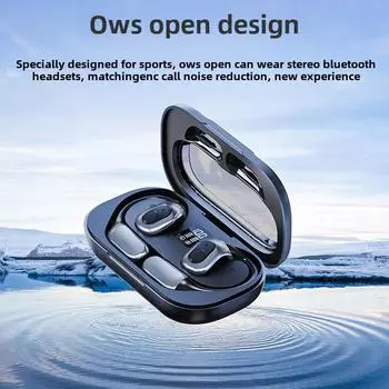 Открытые беспроводные наушники Bluetooth с ультрадолгим сроком службы и шумоподавлением Беспроводные наушники Bluetooth чёрный