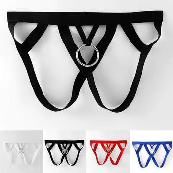 Открытые мужские шорты-шорты, однотонные трусы