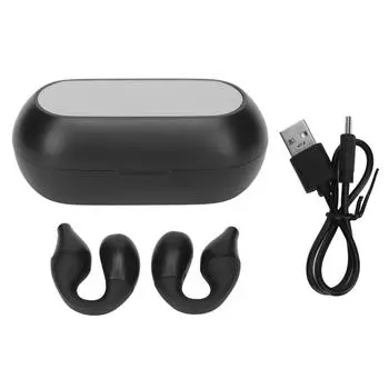 Открытые наушники Bluetooth HiFi с шумоподавлением, водонепроницаемые, беспроводные, с клипсой для езды на велосипеде