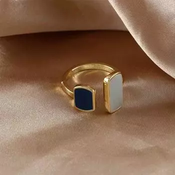 Открытые регулируемые большие кольца для женщин цирконовое кольцо женское модное простое капающее масло обручальное обещание кольца дамы винтаж золотой