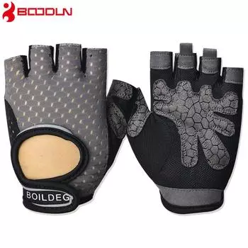 Открытые спортивные перчатки Boodun XL розовый