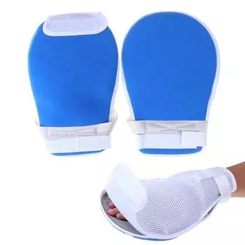 Открытые защитные приспособления для пальцев. Фиксированные перчатки для инфекций рук. Ограничительные перчатки. Контрольная рукавица.