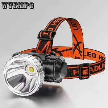 Открытый аккумуляторная фара Домашняя портативная головная горелка Led Mini Strong Light Фара Наружный прожектор