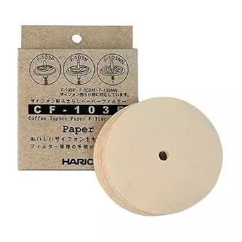 Открытый бумажный фильтр HARIO для сифона (100 штук) CF-103E Хозяйственные товары, кухонные принадлежности, принадлежности для приготовления пищи