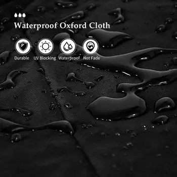 Открытый чехол для снегоочистителя с шнурком, водонепроницаемый снегоочиститель, пыленепроницаемый чехол для снегоочистителя, полный чёрный