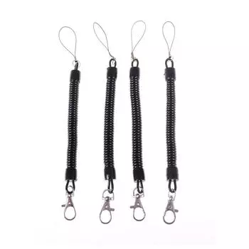 Открытый черный Pu пружинный канат эластичный пояс брелок инструмент для кемпинга One Size