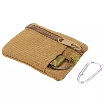 Открытый EDC Molle Pouch Кошелек Мини Портативный Чехол Для Ключей И Карт EDC Сумка Кошелек для Монет с коричневый