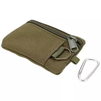 Открытый EDC Molle Pouch Кошелек Мини Портативный Чехол Для Ключей И Карт EDC Сумка Кошелек для Монет с зелёный