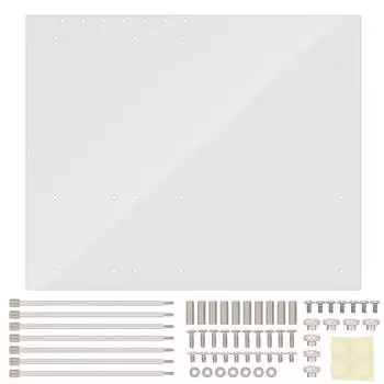 Открытый каркас прозрачный акриловый оверлочный компьютерный корпус DIY подставка для материнской платы ATX