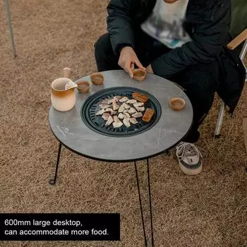 Открытый кемпинг двор HotPot настольные печи набор многофункциональный угольный гриль дровяная печь black