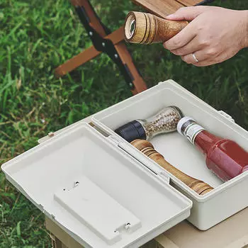 Открытый контейнер для хранения для кемпинга и путешествий хаки