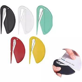 Открытый конверт с письмом Открывается Пластиковый конверт Пластиковый эффективный открытый почтовый ящик Резка бумаги с помощью металлического лезвия Мини-пластиковое открытое письмо для упаковки почты и