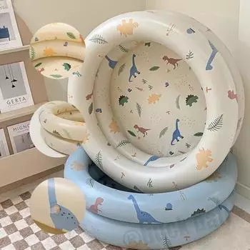 Открытый надувной бассейн 87 см детский бассейн для малышей детский надувной бассейн для малышей открытый небольшой детский игровой бассейн бежевый