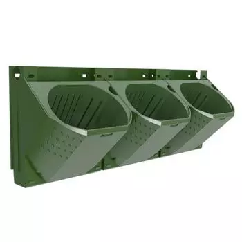 Открытый настенный завод Цветочный горшок Трехмерный садовый контейнер Коробка зелёный