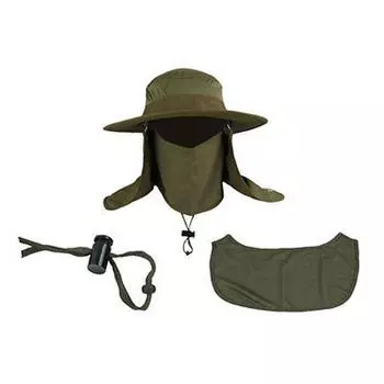 Открытый Открытый Кепка с широкими полями для походов Солнцезащитная кепка для рыбалки Спортивная рыболовная кепка с клапаном для защиты от солнца темно серый
