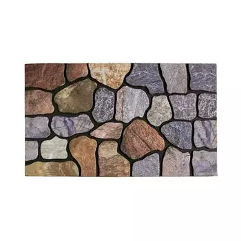 Открытый приветственный коврик у входа в парадную дверь, нескользящий резиновый коврик для двери, тяжелый коврик для обуви, скребок для обуви, домашний неброский напольный коврик коричневый