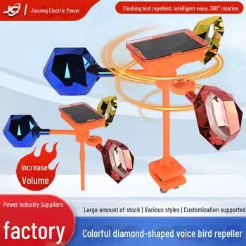 Открытый сад ферма отпугиватель птиц светоотражающий ветряной вертушка