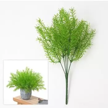 Открытый сад искусственные поддельные листья спаржи растение папоротник трава двор декор