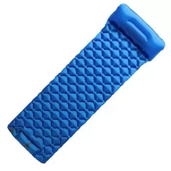 Открытый самонадувающийся кемпинговый коврик легкий матрас односпальный спальный матрас Green LT 04 Hand Press Foot Step