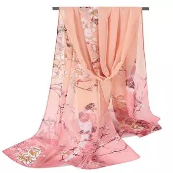 Открытый сельский летний солнцезащитный шарф пляжный шарф длинный женский мягкий женский декоративный тонкий шарф шарф 160*45cm розы красного