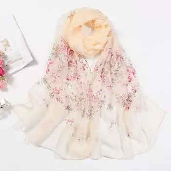 Открытый сельский летний солнцезащитный шарф пляжный шарф длинный женский мягкий женский декоративный тонкий шарф шарф 160*50cm