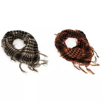 Открытый шаль Тактический пустынный арабский шарф Зимний ветрозащитный головной платок