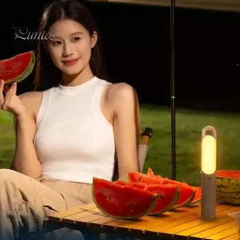 Открытый складной кемпинговый фонарь, регулируемый, тип C, перезаряжаемый, легкий, многофункциональный, портативный, подвесной, палаточный, светодиодный, аварийный, походный абрикосовый