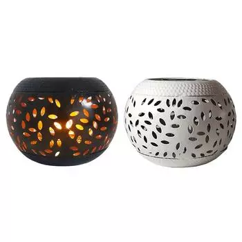 Открытый солнечный фонарь декоративный полый свет автоматический на водонепроницаемом для пути A