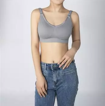 Открытый спереди бюстгальтер для беременных без косточек бюстгальтер для кормления беременных женщин бюстгальтер для кормления грудью S