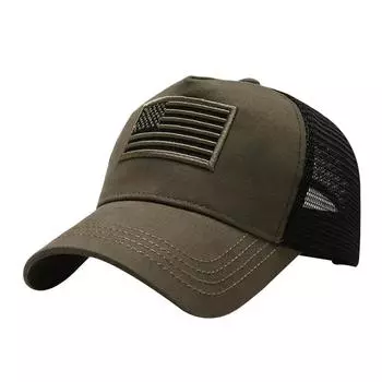 Открытый Спорт Шляпа Хлопок Вымытый национальный флаг вышитые для Sunshade